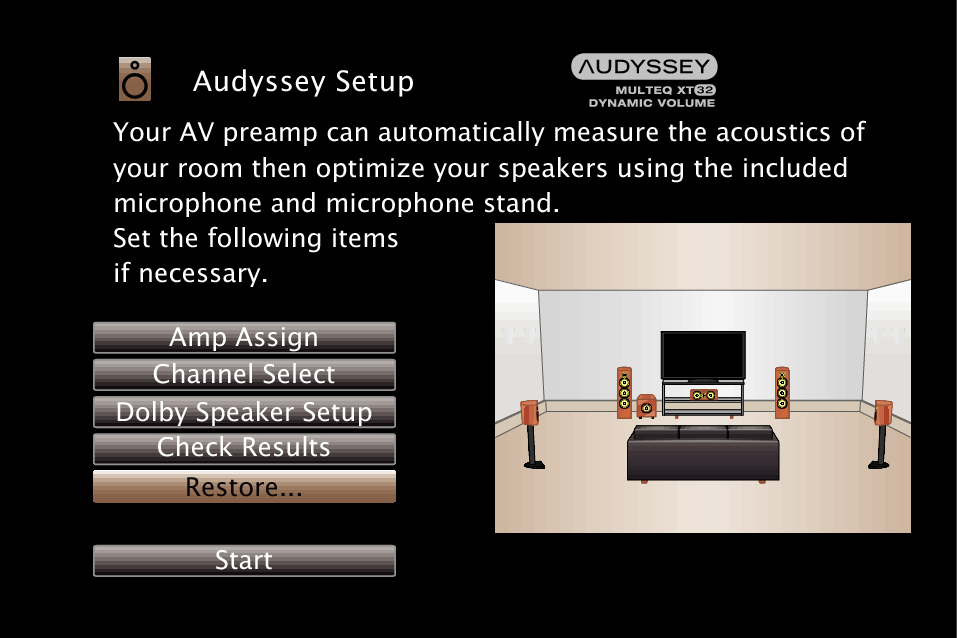 GUI AudysseySetup A7